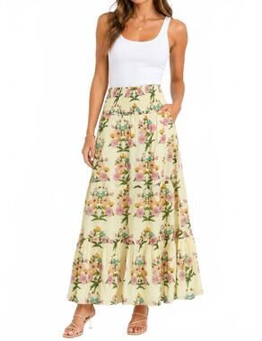 NEW BILA77 newport midi skirt in powder blue